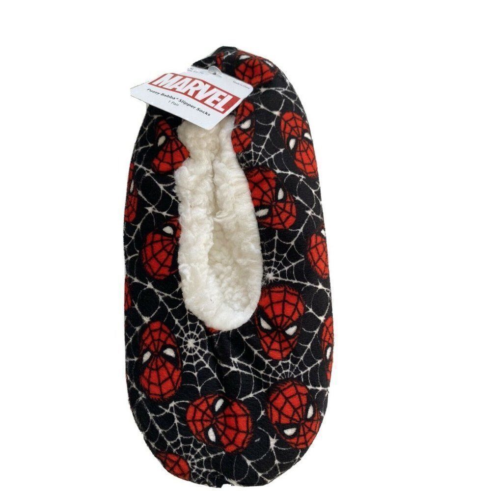 NWT Marvel Spiderman Slipper Socks Non Slip Kids‎